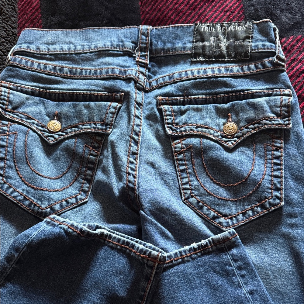 True Religion Women's Boot Cut Jeans in Classic Blue